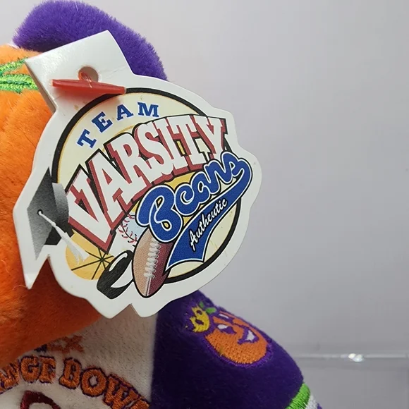 Oklahoma Sooners Plush Bear 8" Orange Bowl National Championship 2001 Smoke Free - Picture 3 of 5